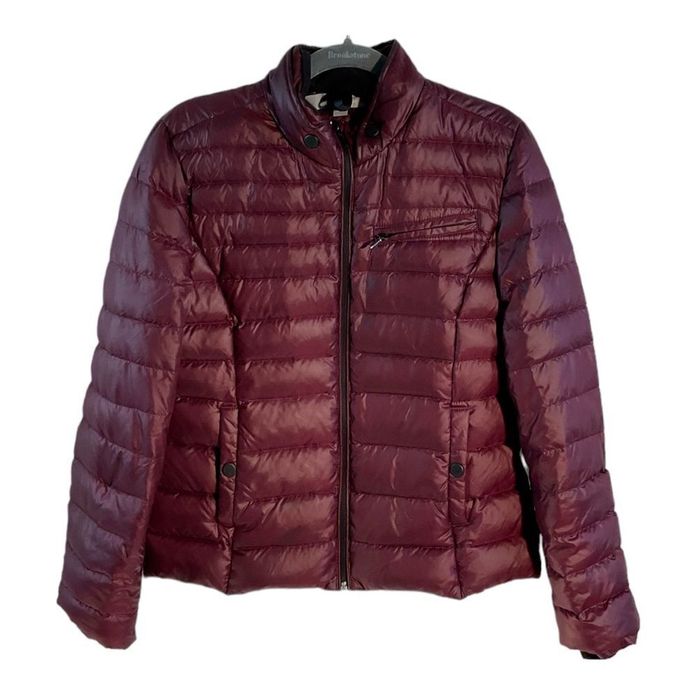 MARC NEW YORK WOMENS BURGUNDY COLORED JACKET SIZE M